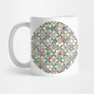 Muted Moroccan Mosaic Tiles Mug